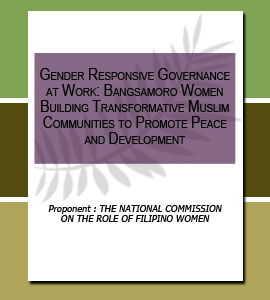 Bangsamoro gender-responsive